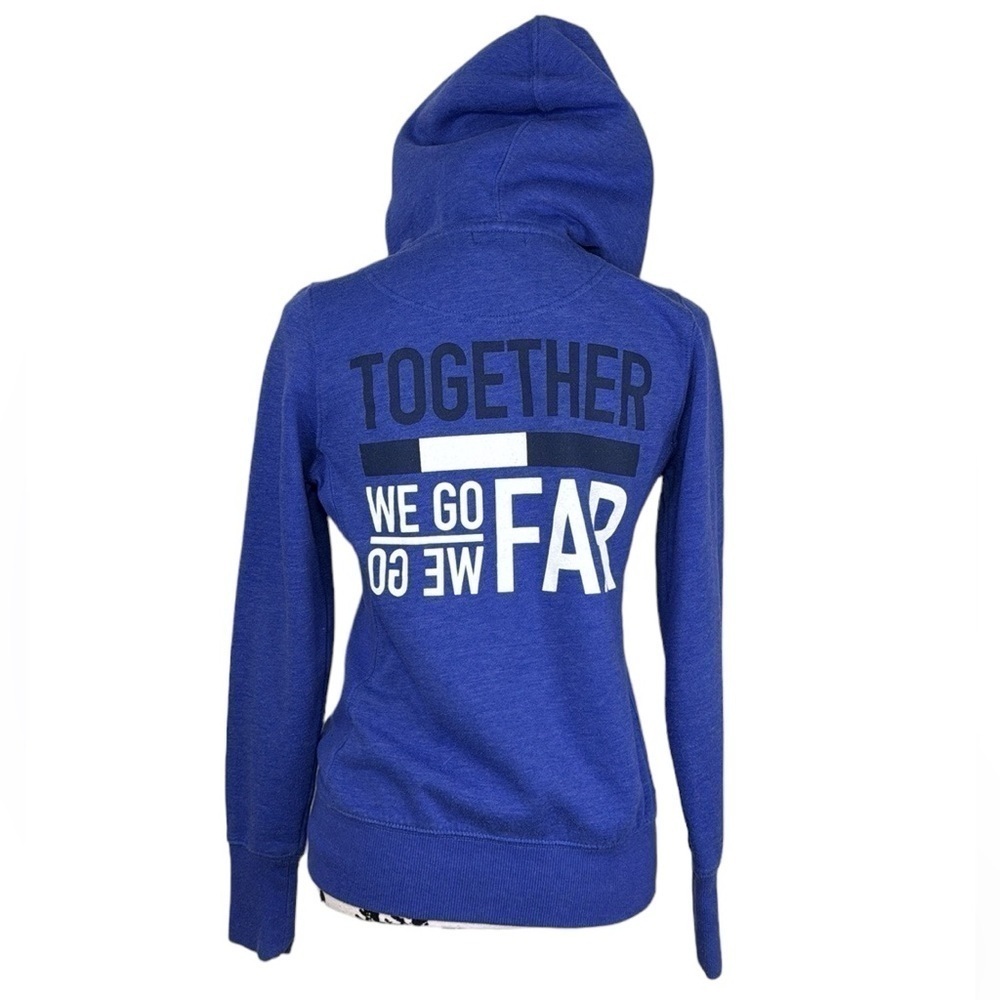 Peloton “Together” Royal Blue Full Zip Hoodie Womens XS - Picture 2 of 10